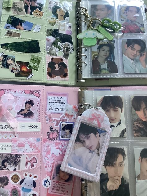 Txt Binder Cover, Binder Kpop, Binder Deco, Kpop Deco, Photocard Binder, Binder Ideas, Toploader Deco, Pop Collection, Youre Mine