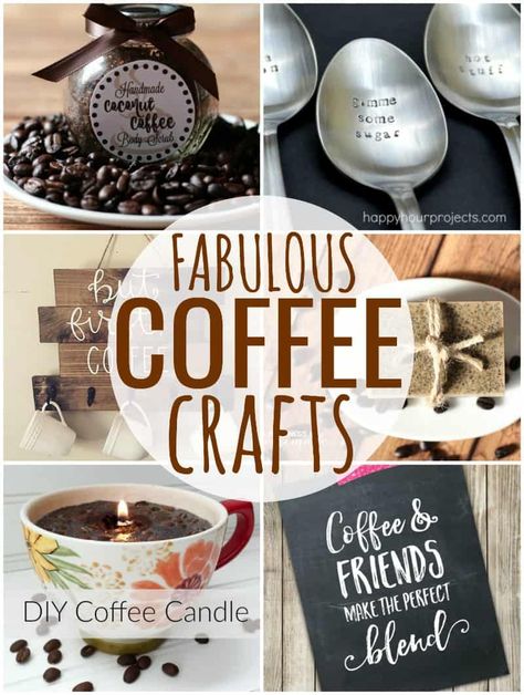 Take Five – 5 Fabulous Coffee Crafts Condensed Milk Coffee, Diy Coffee Candle, Happy National Coffee Day, Coffee Cup Crafts, Mcdonalds Coffee, Hot Cup Of Coffee, Diy Coffee Station, Coffee Infographic, Coffee Meme