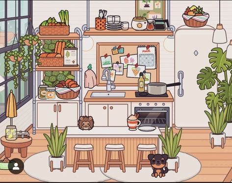 Tocaboca Room Ideas Kitchen, Toca Boca Room Kitchen, Toca Boca House Kitchen, Toca Life Kitchen Ideas, Toca World Kitchen Ideas, Toca Boca House Ideas Kitchen, Toca Boca Ideas Kitchen, Toca Boca Room Ideas Kitchen, Toca Boca Kitchen