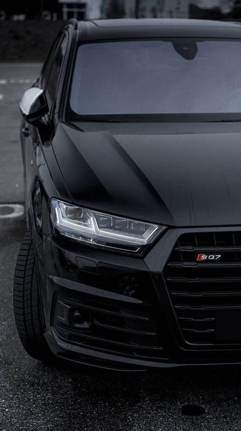 Audi Q7 Black, Audi Sq7, Audi Car, Car Life, Luxury Car Brands, Cars Wallpaper, Audi Sport, Audi Rs, Cool Sports Cars