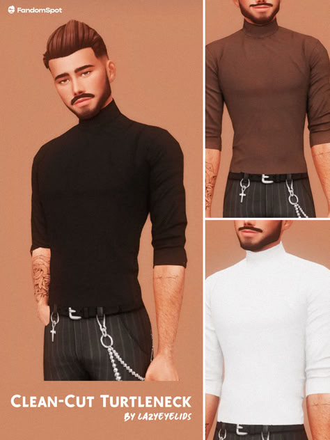 # 3 in our CC collection of turtlenecks for The Sims 4 Turtleneck Cc Sims 4, Sims 4 Cc Sleeveless Turtleneck, Sims 4 Cc Turtleneck Accessory, Sims 4 Winter Cc Male, Sims 4 Turtleneck Male, Turtle Neck Sims 4 Cc, Sims 4 Winter Clothes Cc Men, Sims 4 Cc Turtleneck, Sims 4 Turtleneck