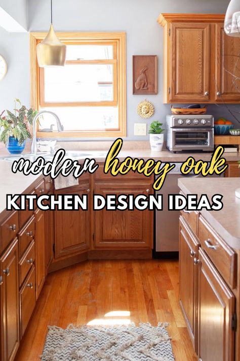 Give honey oak cabinets a fresh, modern twist! From pairing them with crisp white or deep charcoal accents to updating hardware and backsplashes, these ideas bring warmth and style to your kitchen while keeping it contemporary and inviting.

#HoneyOakKitchen #ModernInteriors #KitchenUpdate #WarmMinimalism #TimelessDesign #KitchenInspo #HomeStyling Honey Oak Cabinets, Oak Kitchen Cabinets, Honey Oak, Oak Kitchen, Oak Cabinets, Kitchen Cabinet Design, Updated Kitchen, Kitchen Inspirations, Backsplash