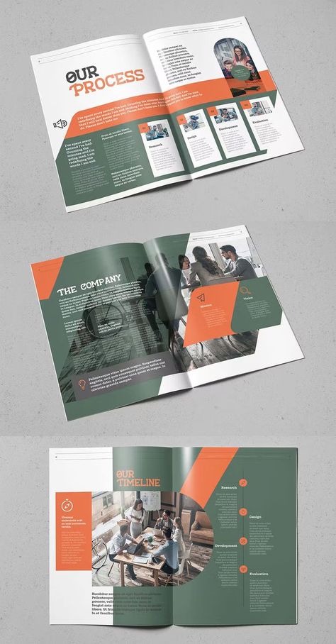 Modern Proposal Brochure Design Template InDesign. 20 Pages. Design Proposal Layout Architecture, Design Proposal Template, Proposal Brochure Design, Graphic Design Proposal Layout, Proposal Brochure, Proposal Design, Indesign Templates, Proposal Templates, Brochure Design Template