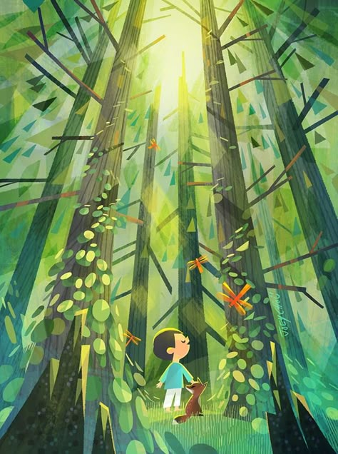 Joey Chou, Dragonflies, Trees, Forest