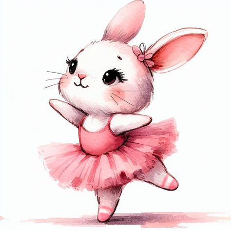 Premium Photo | Cute little white rabbit in a pink tutu on a white background Cute Rabbit Photos, Cute Rabbit Illustration, Bunny Theme, Towel Ideas, Rabbit Illustration, Tattoo Photography, Photo Cute, Baby Illustration, Pink Rabbit