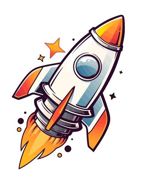 Rocket vectors, photos and PSD files | Free download Cartoon Rocket, Rocket Cartoon, Logo Mascot, Space Nursery, Space Rocket, Cartoon Stickers, Cartoon Pics, Cartoon Style, Psd Files