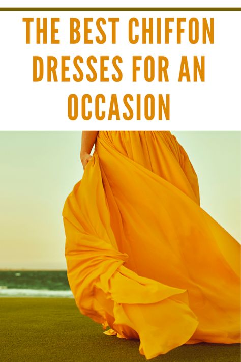 The Best Chiffon Dresses for Any Occasion Chiffon Gown Designs, Chiffon Dress Styles, Chiffon Dress With Sleeves, Chiffon Gown Styles, Types Of Necklines, Expensive Dresses, Chiffon Dress Short, Chiffon Summer Dress, Chiffon Dresses