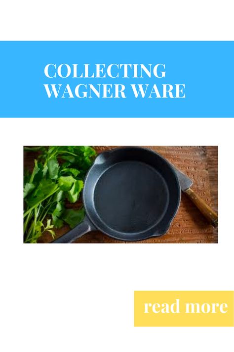 Want more information about the Wagner Co.? Here's a link to "The Cast Iron Collector" website, which has tons of great content for the beginner and the "seasoned" collector. (lol) Wagner Cast Iron, Waffle Irons, Vintage Cookware, Dutch Ovens, Iron Cookware, Cast Iron Cooking, Cast Iron Cookware, Antique Cast Iron, The Cast