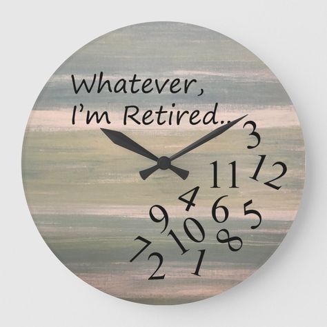 Retirement Clock, Personalized Wall Clock, Retirement Gifts For Men, Personalized Clocks, Funny Retirement Gifts, Retirement Gifts For Women, Retirement Gift, Sweet Messages, The Numbers