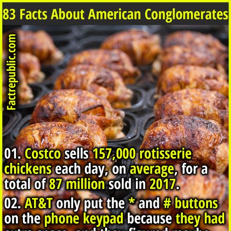 Costco Chicken, Epic Facts, Fact Republic, Unusual Facts, Unique Facts, Creepy Facts, Unbelievable Facts, Fascinating Facts, Food Facts