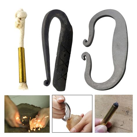 Diy Firestarters Camping, Ferro Rods Fire Starters, Lint Fire Starter, Flint And Steel Fire Starters, Flint Striker, Flint Fire Starter, Fire Starter Kit, Flint And Steel, Fire Starter