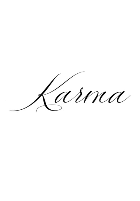 Karma Tattoo Ideas, Tattoo Karma, Traditional Tattoo Stencils, Karma Tattoo, Fake Skin, Small Tats, Tattoo Stencil Outline, Wrist Tattoos For Women, Art Sketches Pencil