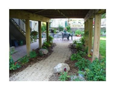 Under Deck Landscaping Ideas, Under Deck Landscaping, Patio Under Decks, Rustic Deck, Deck Landscaping, Deck Design Ideas, Shade Landscaping, Under Deck, Interior Design Jobs