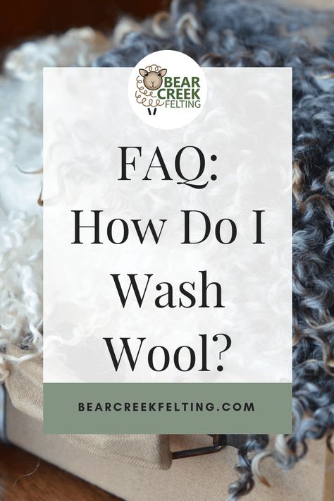 How to Wash Raw Wool and all other types of fiber Felted Sheep, Types Of Fibres, Spinning Wool, Bear Creek, Needle Felting Kits, Wool Projects, Bead Loom Patterns, World Crafts, Loom Patterns