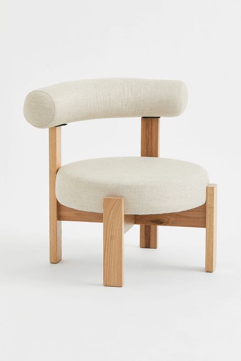 Buy Lounge chair online | H&M KSA Japandi Chair, Rattan Lounge Chair, H&m Home, House Doctor, Wooden Chair, White Houses, Tufted Rug, Oak Wood, Light Beige