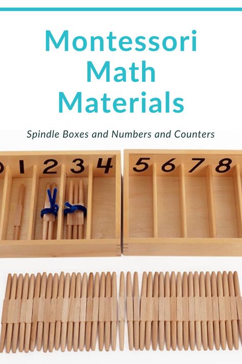 Spindle Box Montessori, Math Montessori Activities, Math Montessori, Kinder Math Centers, Montessori Environment, Montessori Diy, Montessori Lessons, Montessori Preschool, Math Materials