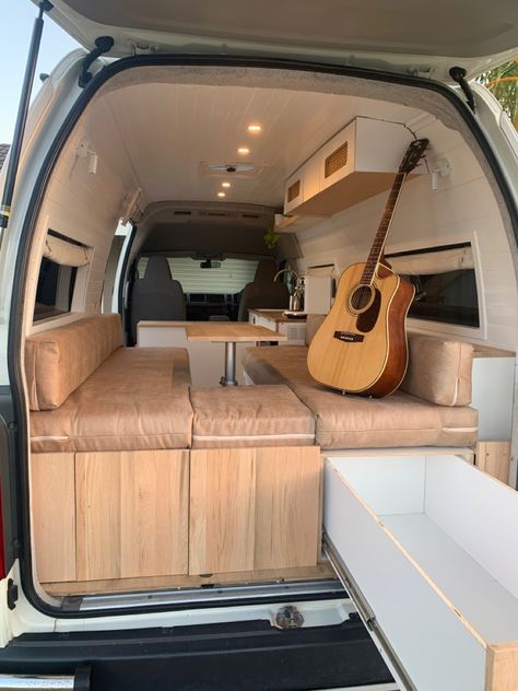 Toyota Hiace Van Conversion, Toyota Hiace Campervan Interior, Hiace Van Conversion, Small Camper Interior Ideas, Van Fitout, Toyota Hiace Campervan, Small Camper Interior, Camper Interior Ideas, Toyota Hiace Van