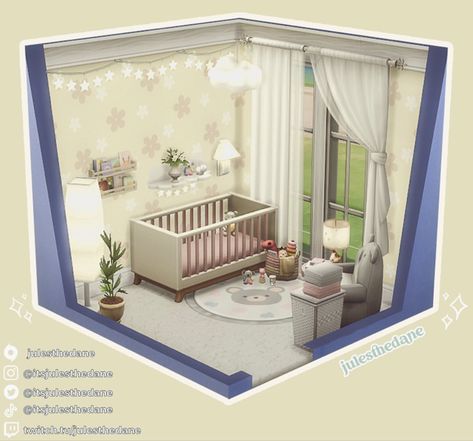 Sims Profile Pic, Sims 4 Nursery Base Game, Sims 4 Inspo Base Game, Sims 4 Infant Room No Cc, Sims4 Room Ideas Base Game, Sims 4 Base Game Nursery, Bedroom Ideas Sims 4 No Cc, Sims 4 Infant Room Ideas Base Game, Sims 4 Nursery Ideas Base Game