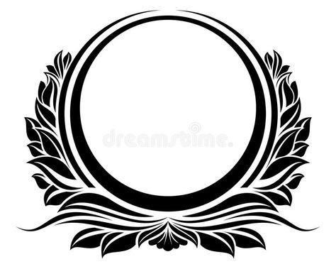 Blck vintage circle frame. Black vintage circle frame with ribbon for design #Sponsored , #Ad, #Affiliate, #vintage, #ribbon, #design, #circle Round Logo Design, Circle Svg, Vintage Badges, Seni Arab, Wedding Background Images, Flower Background Design, Buddha Art Drawing, Circle Borders, Circle Logo Design