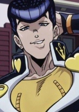 Jojo Side Profile, Jojo Part 7 Icons, Higashikata Josuke, Jojo Bizarro, Jojo Stardust Crusaders, Jojo Videos, Disgusted Face, Josuke Higashikata, Jjba Memes