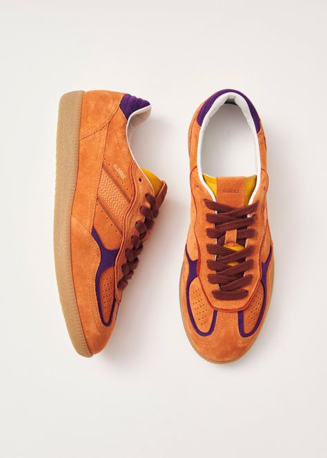 Tb.490 Rife Orange Leather Sneakers | ALOHAS Fall Orange Low-top Sneakers, Comfortable Orange Low-top Sneakers, Classic Orange Low-top Sneakers, Orange Leather Low-top Sneakers, Orange Low-top Sneakers With Contrast Sole, Orange Sneakers, Finnish Fashion, Colorful Sneakers, Weekender Tote Bag