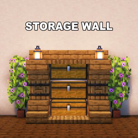 Minecraft Storage Wall ✅ Follow for OP Minecraft Builds 📢 Share with your Friends 💬 Rate this Build 1-10 🔖Tags 🔖 #minecraft #minecraftbuilds #minecrafters #minecraftpe #minecraftmemes #mınecraftideas #minecraftbuild #minecraftbuilding #minecraftbuilding #minecrafttutorial #minecraftonly #mcpe #minecraftpc #minecraftcreations #minecraftdaily #minecraftdesign #minecraftjava #minecrafts #minecraftyoutuber #gaming Minecraft Wall Ideas Interior, Chest Wall Minecraft, Wall Minecraft Designs, Storage Wall Minecraft, Tv Stand Minecraft, Wooden Wall Minecraft, Mc Wall Design, Minecraft Message Board, Minecraft Town Hall Interior