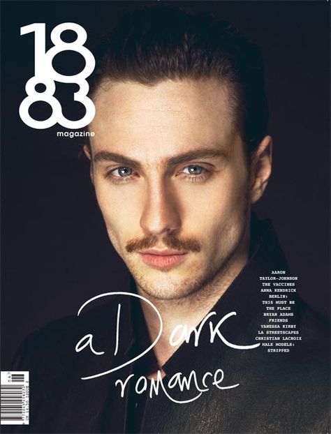 Drop-dead gorgeous Aaron Taylor-Johnson in 1883 Magazine.  I still can't get over how handsome he is! Aaron Taylor Johnson Mustache, Tyler Johnson, Taylor Johnson, Aaron Johnson, Vanessa Kirby, Joseph Gordon Levitt, Aaron Taylor, Bryan Adams, Aaron Taylor Johnson