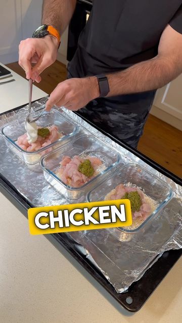 Chicken Pesto Bake Meal Prep, Chicken Pesto Bake, Bake Meal Prep, Pesto Bake, Chicken Rice Bake, Bowl Meal Prep, Single Serve Meals, Glass Meal Prep, Baked Pesto Chicken