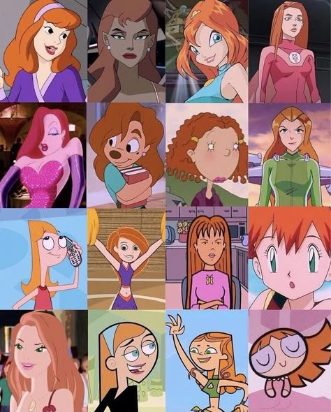 Red Headed Characters, Red Head Cartoon, Characters With Red Hair, Red Hair Cartoon, Redhead Characters, Characters Female, Hulk Character, Female Cartoon Characters, Female Cartoon