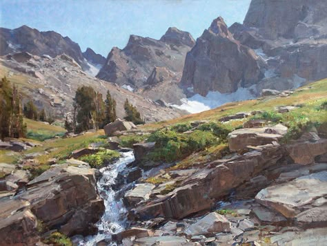 Clyde Aspevig Em Spectrum, Clyde Aspevig, Edgar Payne, Jackson Hole Art, Mountain Landscape Painting, Wildlife Pictures, Mountain Landscapes, Western Paintings, Selling Paintings