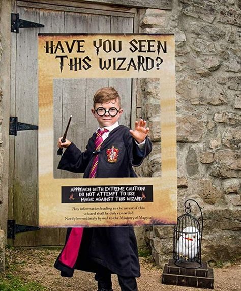 AmazonSmile: LaVenty Have You Seen This Wizard Photo Booth Prop Wizard Inspired Photo Booth Frame Wizard Birthday Party Photo Booth Props for Wizard Theme Party Decorations: Toys & Games Wizard Birthday Party, Harry Potter Party Decorations, Photo Booth Props Birthday, Boy Party Decorations, Imprimibles Harry Potter, Cumpleaños Harry Potter, Wizard Party, Photo Props Diy, Harry Potter Theme Party