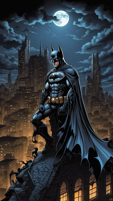 All Dc Superheroes Wallpaper, Batman Dc Comics Art, Batman Comics Art, Dc Comics Lockscreen, Batman Art Wallpapers, The Batman Wallpaper, Batman Wallpapers, Dark Knight Wallpaper, Batman Marvel