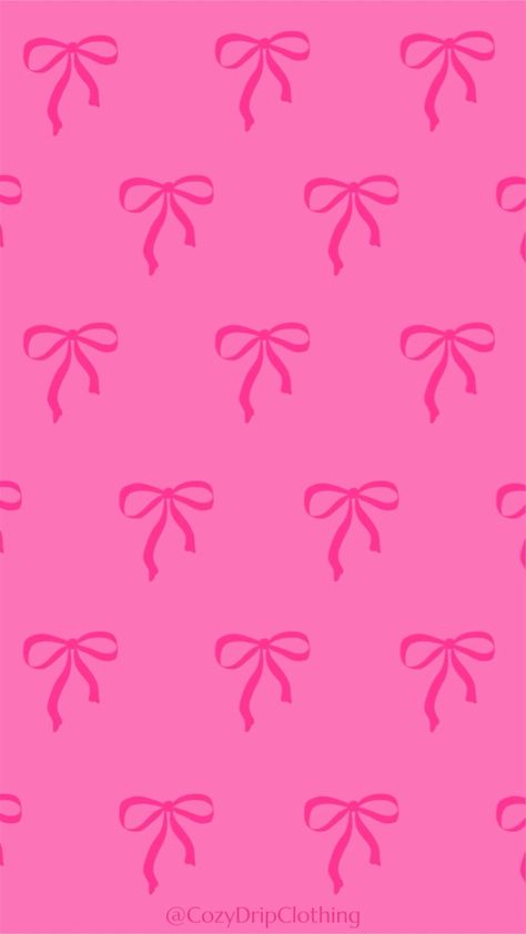 Pink Wallpaper Ipad, Hot Pink Wallpaper, Iphone Wallpaper Preppy, Coquette Wallpaper, Hello Kitty Wallpaper Hd, Bows Pink, Bow Wallpaper, Cute Disney Drawings, Pretty Pink Princess