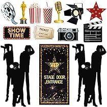 Red Carpet Party Decorations, Party Entrance Decoration, Hollywood Decorations, Night Ceremony, Background For Party, Red Carpet Backdrop, Movie Night Theme, Movie Night Decorations, Theme Photography