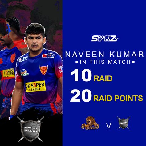 After three match winning performances, Dabang Express, Naveen is ruling over opposition defences. #GUJvDEL #NAVEENKUMAR #GBMore #IsseToughKuchNahi #VIVOProKabaddi #Season7 #TodayFixtures #LePanga #Kabaddi #sportzcraazy Baseball Cards, Quick Saves