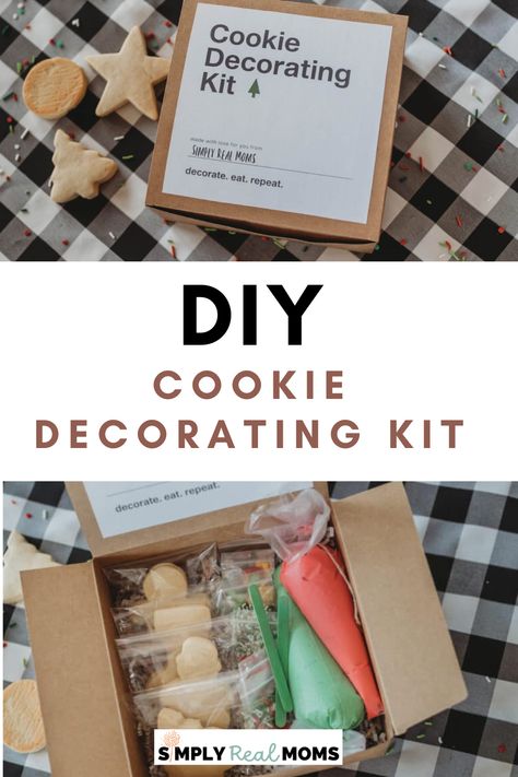 How To Make Cookie Decorating Kits, Diy Gingerbread Cookie Kit, Sugar Cookie Kits For Kids, Decorate Your Own Cookie Kit Christmas, Cookie Decorating Kits To Sell, Diy Cookie Boxes, Cookie Kits Christmas, Diy Christmas Cookie Kit, Diy Cookie Decorating Kit For Kids