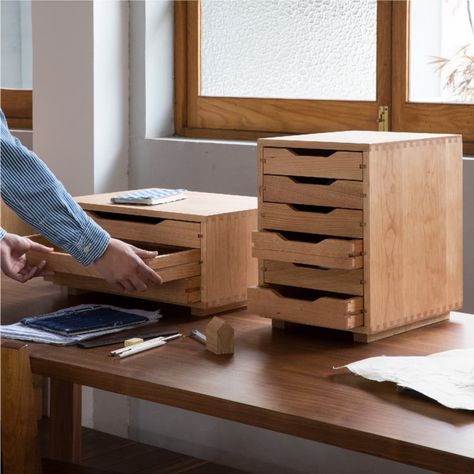 Solid Wooden Desktop Drawer Storage Box, Desk Storage Cabinet, Blackwalnut, Cherry Wood, Home Decor for Certificates, Office, Sundries Etc. - Etsy Art Desk Storage, Wood Drawer, Wooden Storage Box, Wooden Drawer, Arts And Crafts Storage Ideas, Desk Drawer, Art Desk Organization, Unique Furniture Design Wood, Home Office Storage Ideas