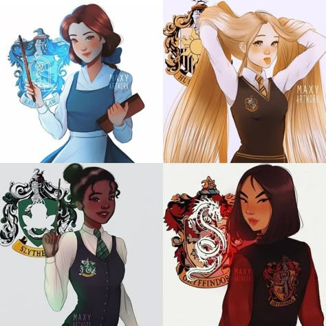 Disney Hogwarts, Minimal Tattoo Designs, Minimal Tattoo Ideas, Disney Character Art, Harry Potter Disney, Disney Princess Artwork, Disney Princess Fan Art, Disney Princess Fashion, Disney Characters Videos