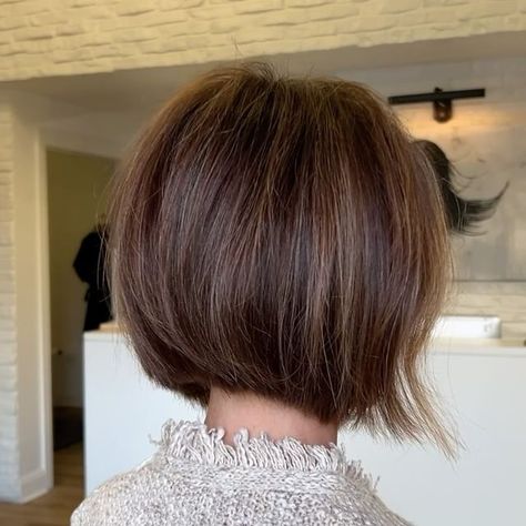 Chris Jones (@chrisjones_hair) • Instagram photos and videos Concave Fringe, Jocelyn Mcclellan, Chris Jones, Textured Bob, Hair Instagram, Hair Haircut, Brunette Hair, Undercut, Brunette Hair Color