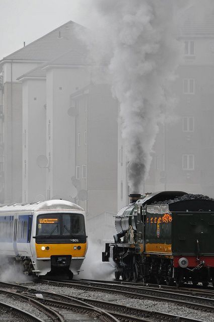 Now . . . and then Simplon Orient Express, Steam Engine Trains, Old Trains, Train Pictures, Vintage Train, Steam Engine, Steam Trains, Steam Locomotive, Train Tracks