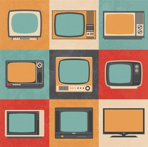 Free tv. Vintage Television Illustration, Television Aesthetic, Retro Television, Capas Samsung, Tv Vintage, Zine Design, Television Set, Tv Design, Mommy And Son