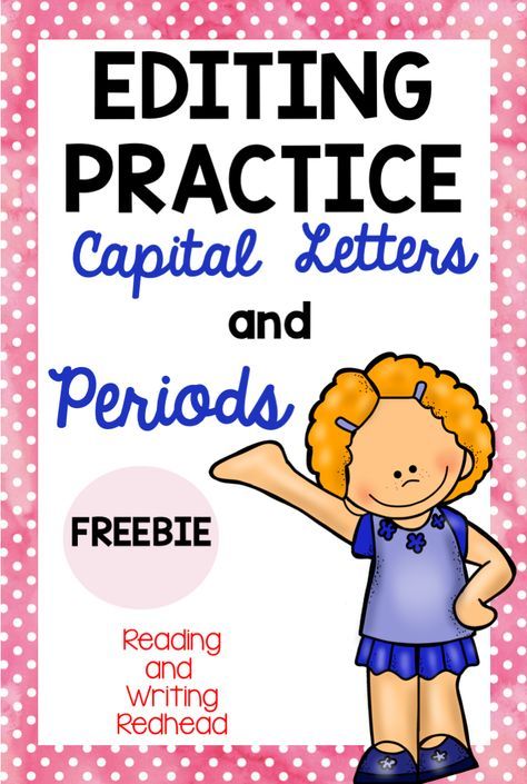 Editing Practice Capital Letters and Periods Helping students learn how to edit their own work for capital letter and period mistakes is so tough right? I find it helpful if they practice editing with someone elses writing. To that end I created an editing practice activity for my students and you can grab it for free by clicking here or on ... Read More about Editing Practice Capital Letters and Periods The post Editing Practice Capital Letters and Periods appeared first on Classroom Freebies. Capitalization Activities, Sentence Editing, Improve Writing, Teacher Freebies, 1st Grade Writing, First Grade Writing, Writers Workshop, Classroom Freebies, Writer's Workshop