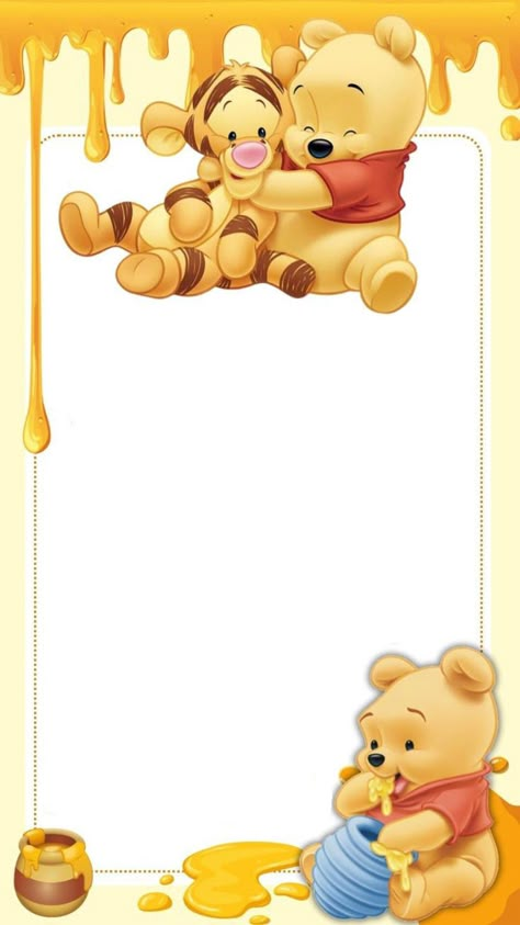 Winnie The Pooh Invitation Template Free, Piglet Background, Winnie The Pooh Templates, Invitaciones Winnie Pooh Bebe, Winnie De Pooh Baby Shower Ideas, Winnie The Pooh Baby Shower Invitations, Winnie The Pooh First Birthday Boy, Winnie The Pooh Baby Shower Ideas, Winnie Pooh Bebe