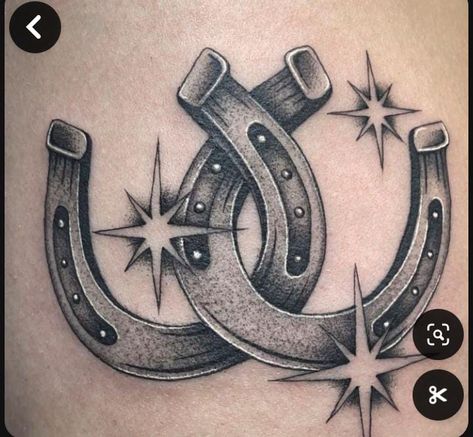 Horse Shoes Tattoo, Horseshoes Tattoo, Horseshoe Tattoo Design, Lucky Horseshoe Tattoo, Country Couple Tattoos, Horse Shoe Drawing, Horseshoe Tattoo, Owl Tattoo Drawings, Lizard Tattoo