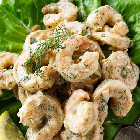 Shrimp Remoulade Salad Emeril Lagasse Recipes, Shrimp Remoulade, French Coconut Pie, All Butter Pie Crust, Recipes Shrimp, Remoulade Sauce, Emeril Lagasse, Sandwich Fillings, Shrimp Recipes Easy