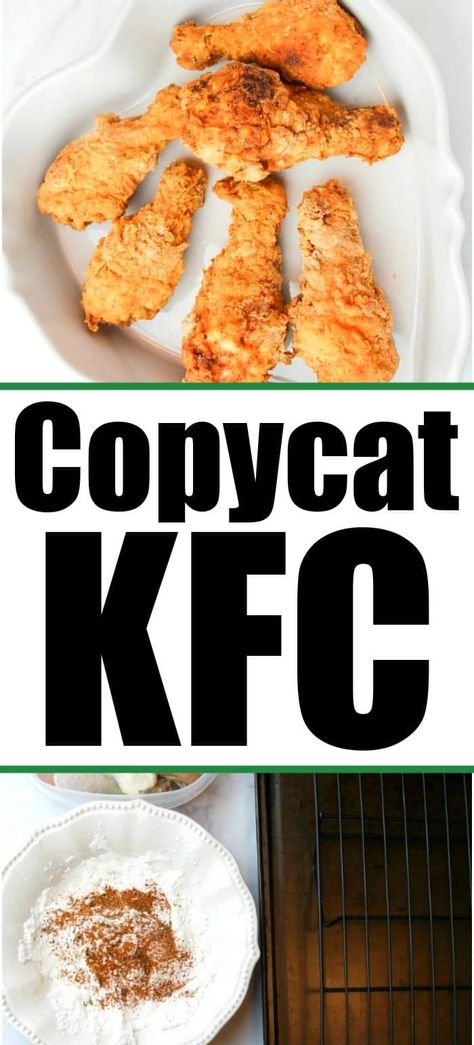 Kentucky Fried Chicken Recipe Copycat, Kfc Extra Crispy Fried Chicken Recipe, Copycat Kentucky Fried Chicken, Kentucky Fried Chicken Recipe, Kfc Recipes, Recipe For Kentucky Fried Chicken, Fried Chicken Drumsticks, Turtle Brownies, Chicken Fries