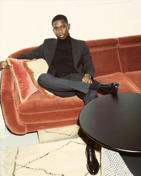 Damson Idris Fashion, Damson Idris Style, Damson Idris Outfits, Damson Idris Aesthetic, Old Money Aesthetic Black Men, Franklin Saint, Business Man Photography, Damson Idris, Crush Crush