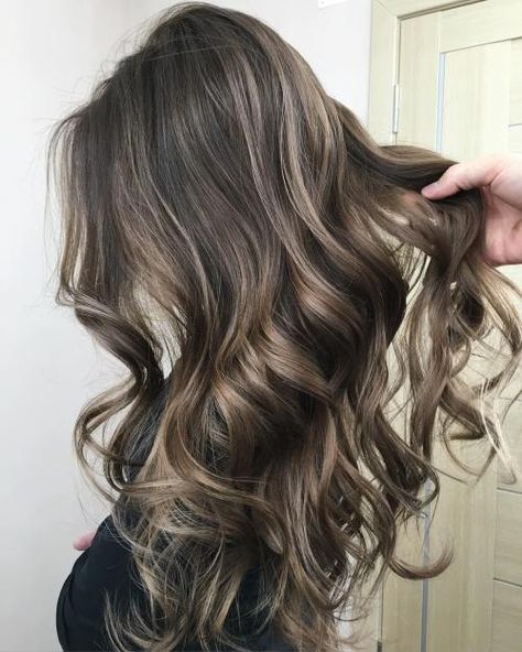 Ash Brown Hair With Highlights Brown Hair With Ash Blonde Highlights, Ash Brown Hair With Highlights, Brown Hair Inspiration, Ash Brown Hair Color, Ash Blonde Highlights, Ash Brown Hair, Bronde Hair, Brown Hair With Blonde Highlights, Hair Shades