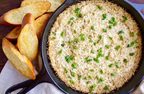 Preheat your oven for the ultimate flavor-packed cauliflower dip recipe loaded with Parmesan cheese, garlic and scallions.. Thanksgiving Recipes Side Dishes Healthy, Cheesy Roasted Cauliflower, Cauliflower Dip, Football Party Foods, Easy Dip, Pumpkin Recipes Healthy, Pumpkin Recipes Easy, Cheesy Cauliflower, Just A Taste