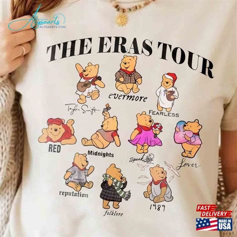 Eras Tour Shirt, Preppy Stuff, All Things Cute, Tour Shirt, Disney Outfits, Eras Tour, Winnie The Pooh, Taylor Swift, Swift